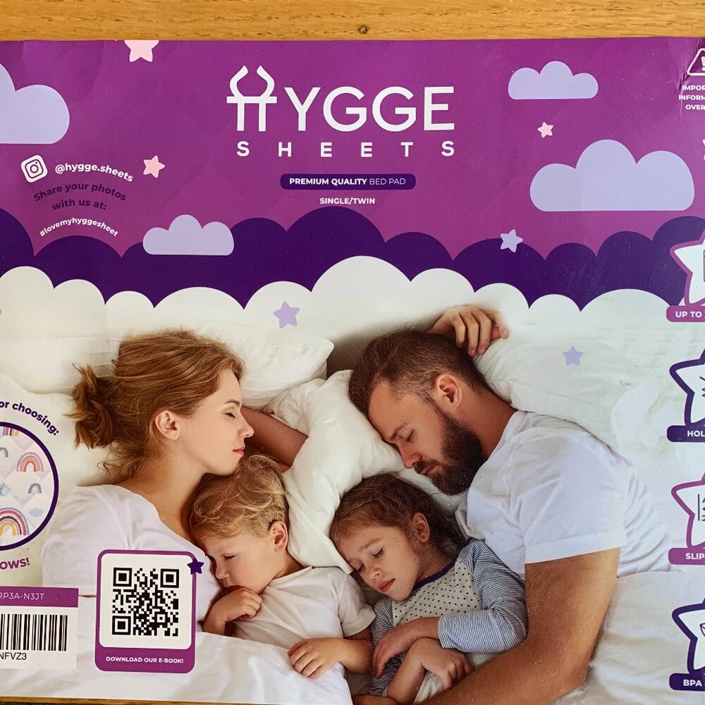 Hygge Sheets Potty Training Waterproof Pad for Toddlers, Kids – Twin Bed